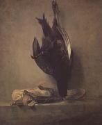 Jean Baptiste Simeon Chardin Still Life with Dead Pheasant and Hunting Bag (mk14) oil painting